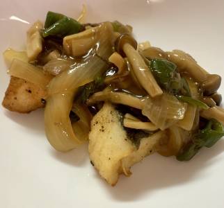 白身魚の甘酢あん