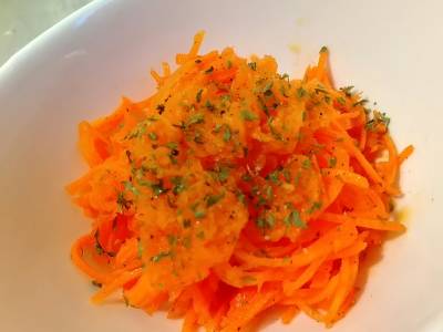 ダブル春にんじんサラダ