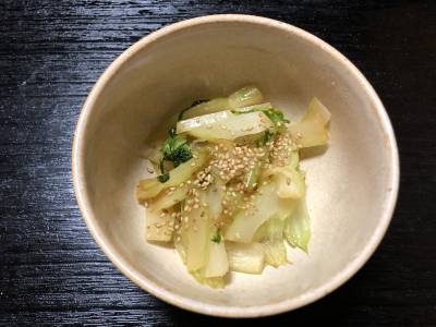 セロリのきんぴら