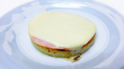 新たまねぎのクロックムッシュ風