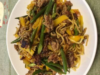 シンガポール風カレー焼きそば