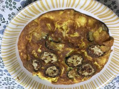 ズッキーニのオムレツ