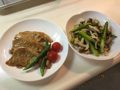 豚肉の甘酢炒め定食