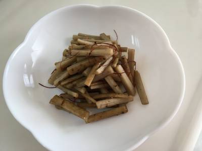 新ごぼうのフレッシュきんぴら