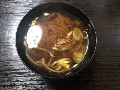 豆腐とみょうがのみそ汁
