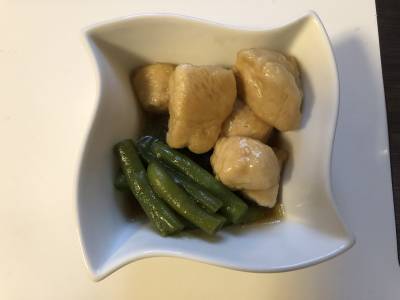 いんげんのめんつゆ炒め煮