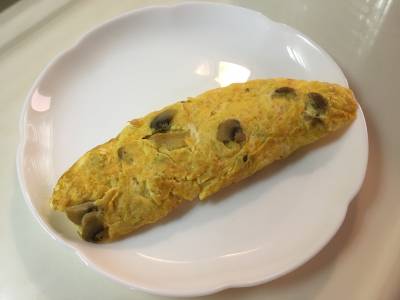 マッシュルームのオムレツ