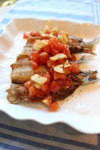 いわしのガーリックオイル焼き