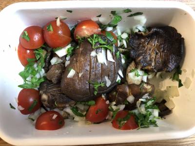 干ししいたけのマリネサラダ