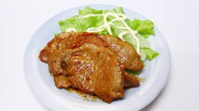 豚肉の甘酢炒め定食