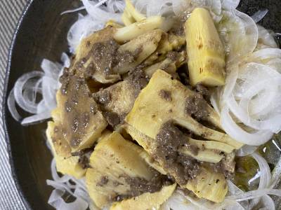 焼きたけのこサラダ