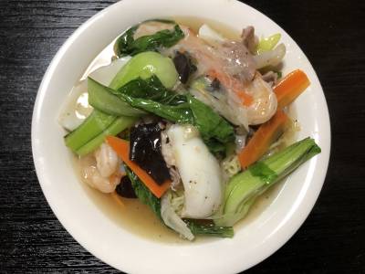 海鮮あんかけ焼きそば