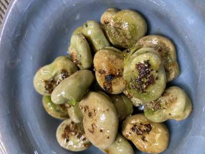 そら豆のおつまみ2種