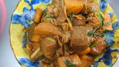 豚肉・大根のねぎみそ煮