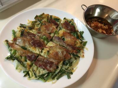 そうめんチヂミ