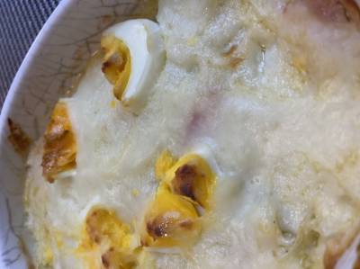 ゆで卵のポテトグラタン