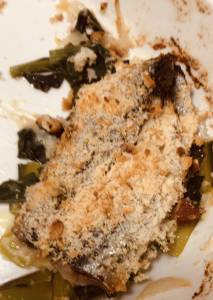 いわしとほうれんそうのチーズ焼き