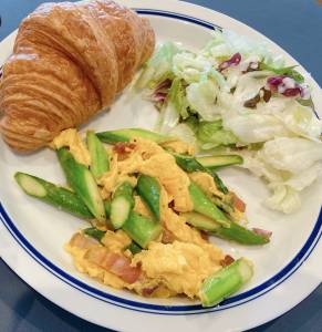 アスパラの卵炒め