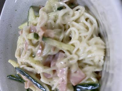 そうめんサラダ