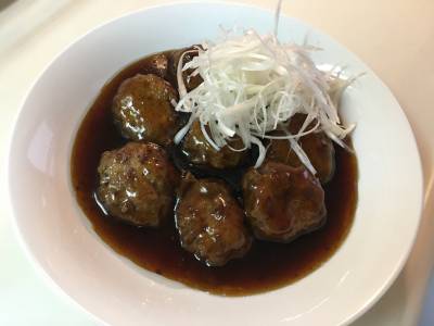 肉だんごの黒酢あん