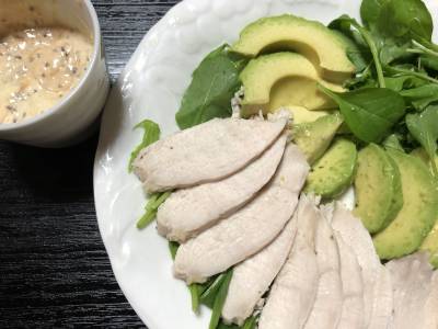 しっ鶏ハムサラダ