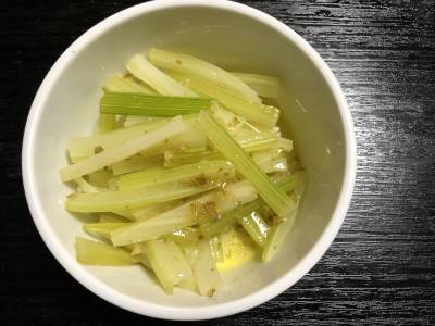 セロリの柚子こしょうだれ（おすすめストック）