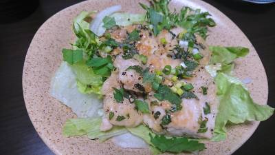 鶏むね肉の青じそバターソテー