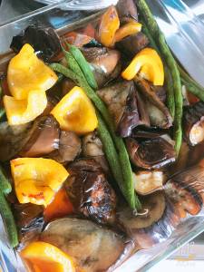 夏野菜の揚げびたし