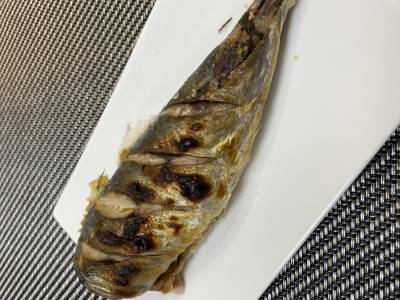 あじの塩焼き