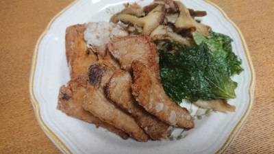 かつおのにんにく竜田揚げ