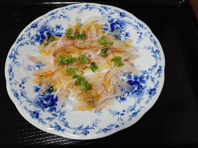 まだいのカルパッチョ