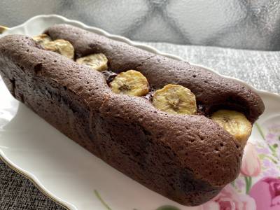 バナナたっぷりブラウニー