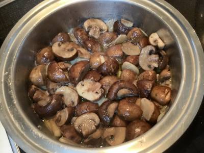 しいたけのアヒージョ