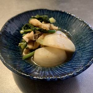 小かぶの炒め煮