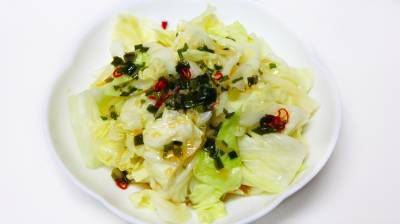 キャベツのねぎだれ