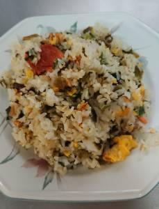 鮭のチャーハン