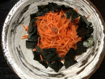 にんじんの梅のりあえ