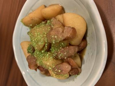 じゃがいもとベーコンの煮ころがし