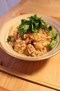 高野豆腐の鶏そぼろあん