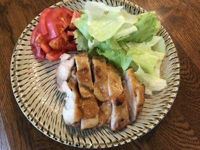 鶏もも肉の梅煮