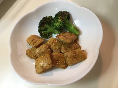 鶏つくねの照り焼き