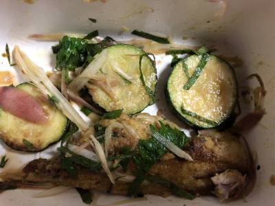 あじの和風スパイスマリネ