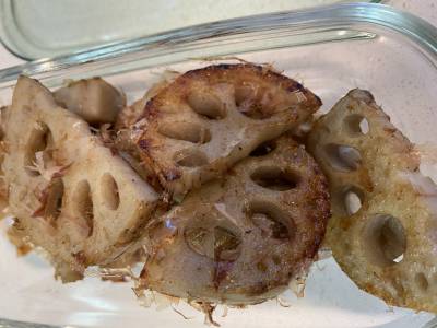 厚切りれんこんのきんぴら