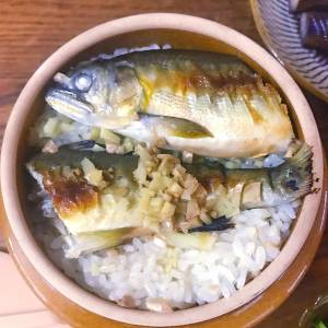 子持ちあゆご飯