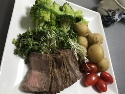 牛肉の彩りマリネ