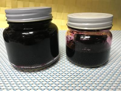 ブルーベリーのコンフィチュール