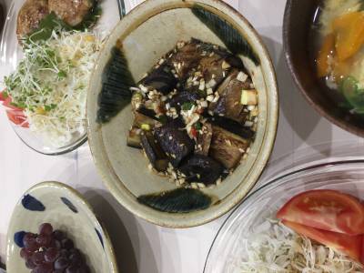 揚げなすの中国風南蛮漬け