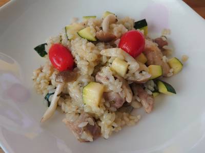 アマラー風・グリーンカレーリゾット