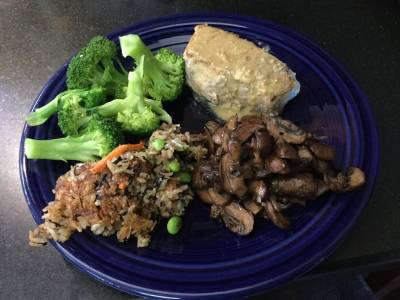 ポークソテー 粒マスタードソース