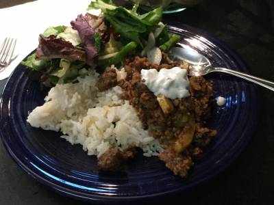 レモンチリドライカレー